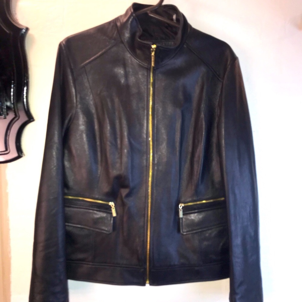 Women’s XL Cole Haan leather jacket